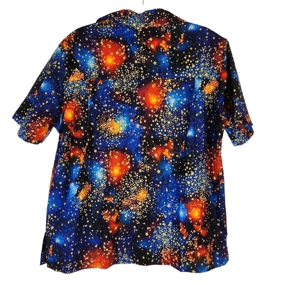 FLAMELESS BUTTON FRONT SHORT SLEEVE SHIRT - Picture 4 of 8